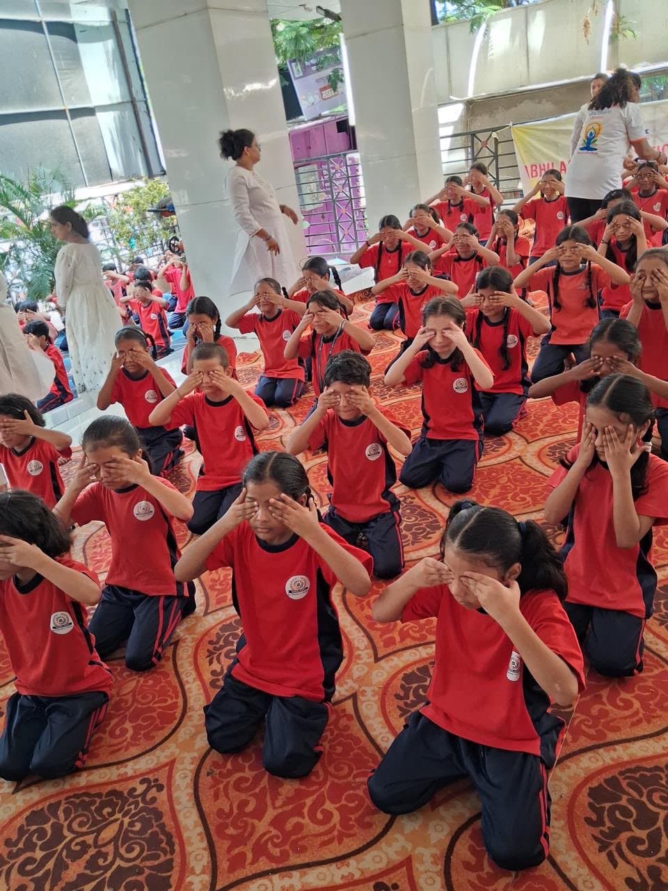 Srishti Foundation - Children and educators engaged in wellness and learning programmes